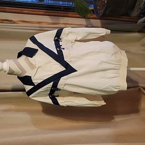 Vintage Rebecca Stessens Made in the USA Top. Fringe and conchos Cowboy